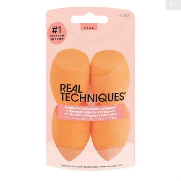 Real TechniquesMiracle Complexion Makeup Blending Sponges4.0ea - Picture 1 of 5